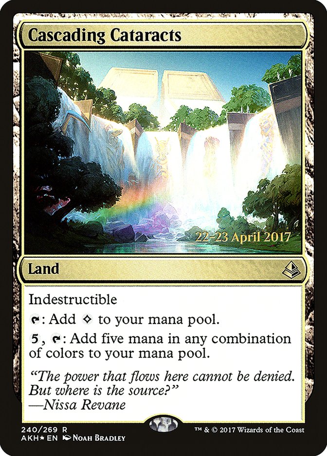 Cascading Cataracts [Amonkhet Prerelease Promos] | Deep Dive Games St. Marys