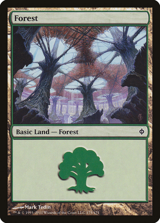 Forest (175) [New Phyrexia] | Deep Dive Games St. Marys