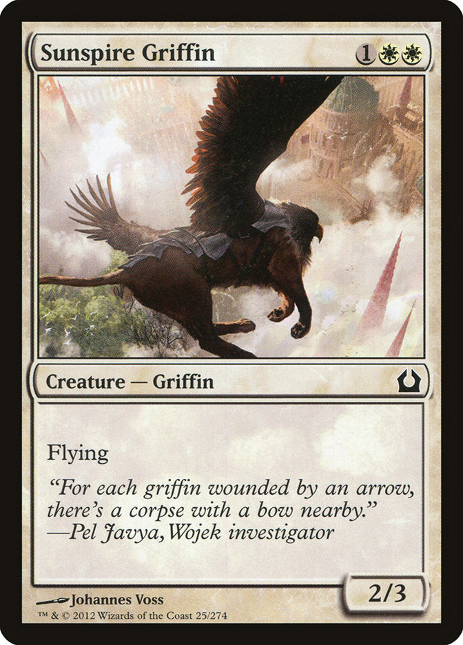 Sunspire Griffin [Return to Ravnica] | Deep Dive Games St. Marys