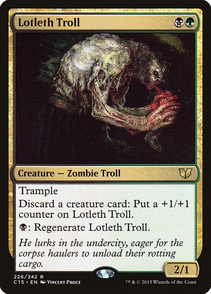 Lotleth Troll [Commander 2015] | Deep Dive Games St. Marys