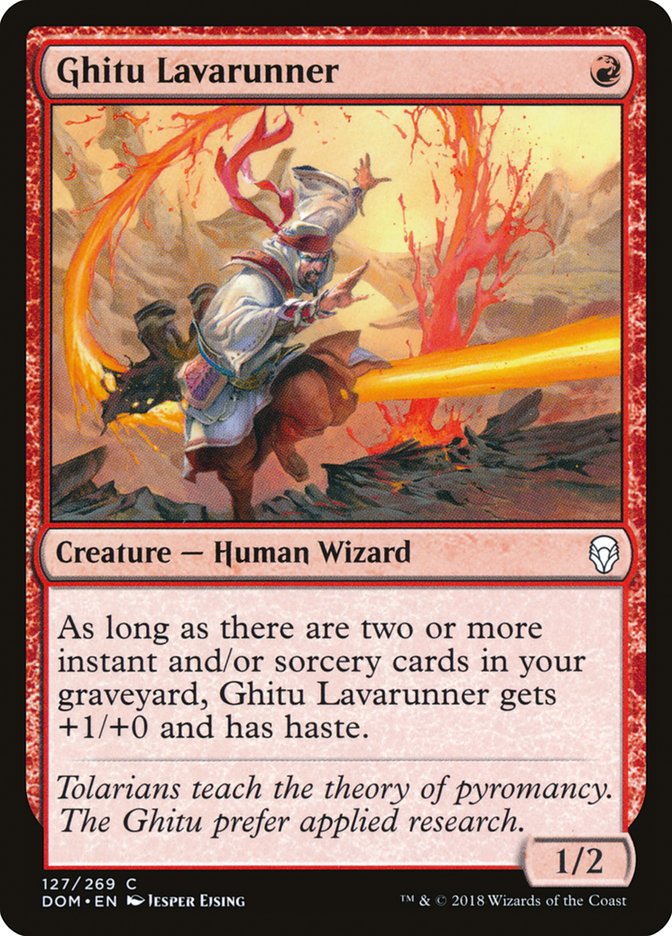 Ghitu Lavarunner [Dominaria] | Deep Dive Games St. Marys