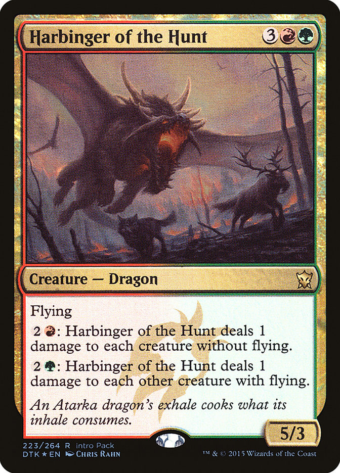 Harbinger of the Hunt (Intro Pack) [Dragons of Tarkir Promos] | Deep Dive Games St. Marys