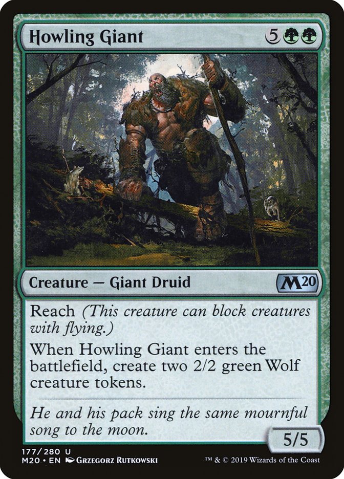 Howling Giant [Core Set 2020] | Deep Dive Games St. Marys