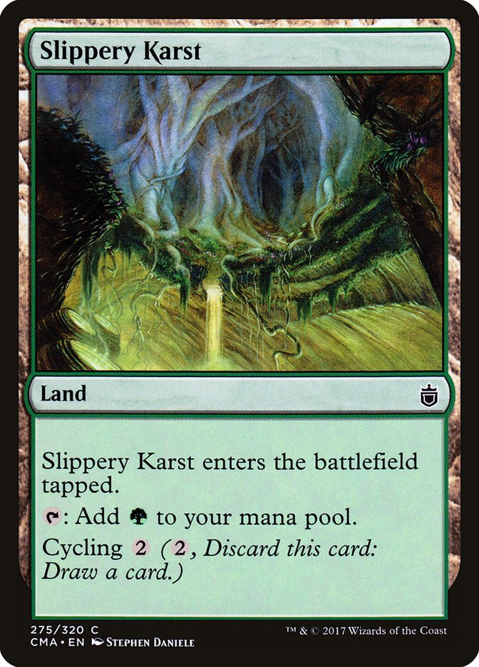 Slippery Karst [Commander Anthology] | Deep Dive Games St. Marys