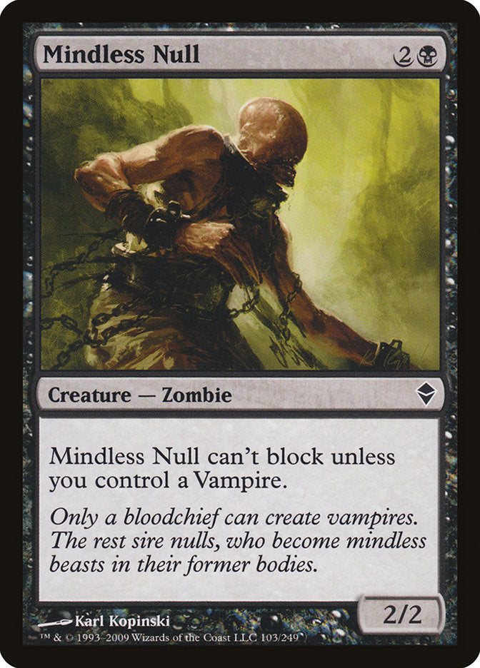 Mindless Null [Zendikar] | Deep Dive Games St. Marys