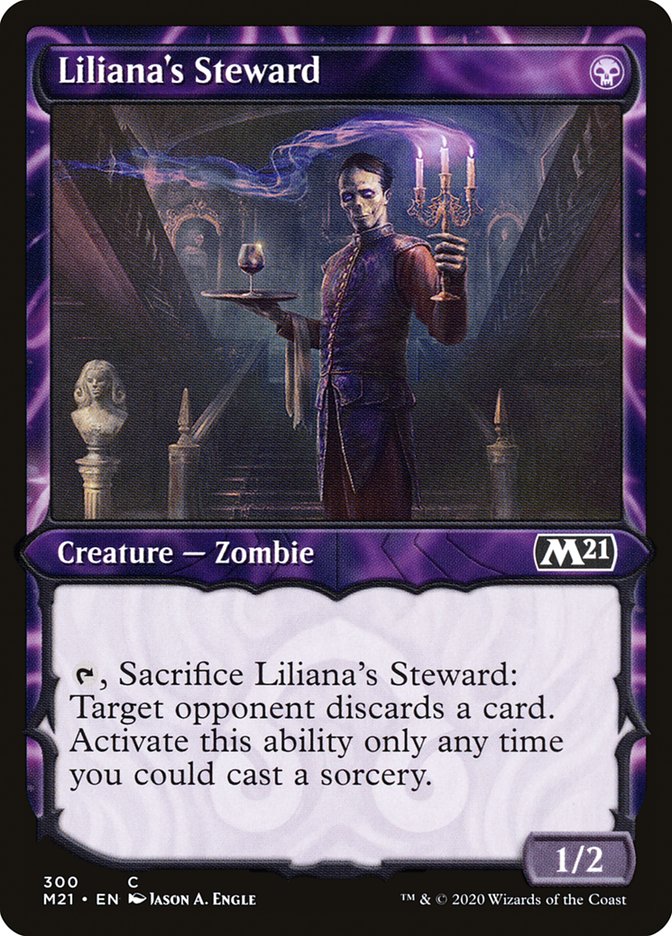 Liliana's Steward (Showcase) [Core Set 2021] | Deep Dive Games St. Marys