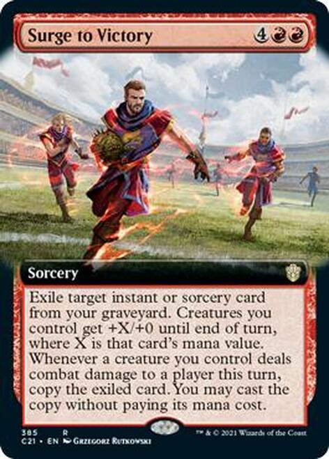 Surge to Victory (Extended Art) [Commander 2021] | Deep Dive Games St. Marys