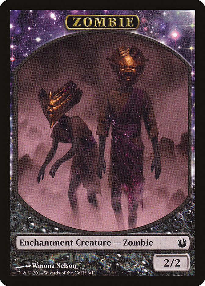 Zombie Token [Born of the Gods Tokens] | Deep Dive Games St. Marys