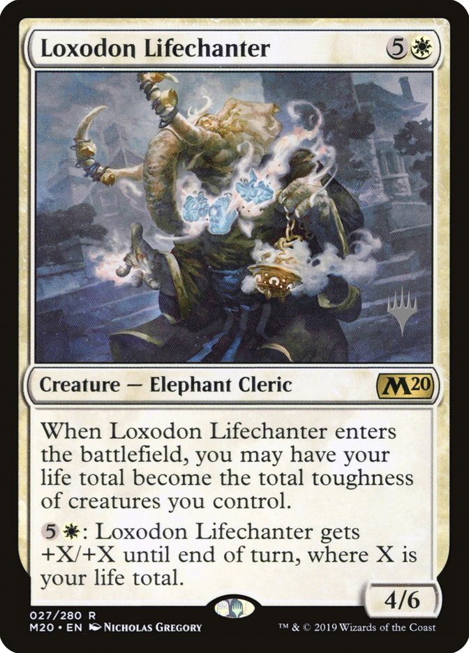 Loxodon Lifechanter (Promo Pack) [Core Set 2020 Promos] | Deep Dive Games St. Marys