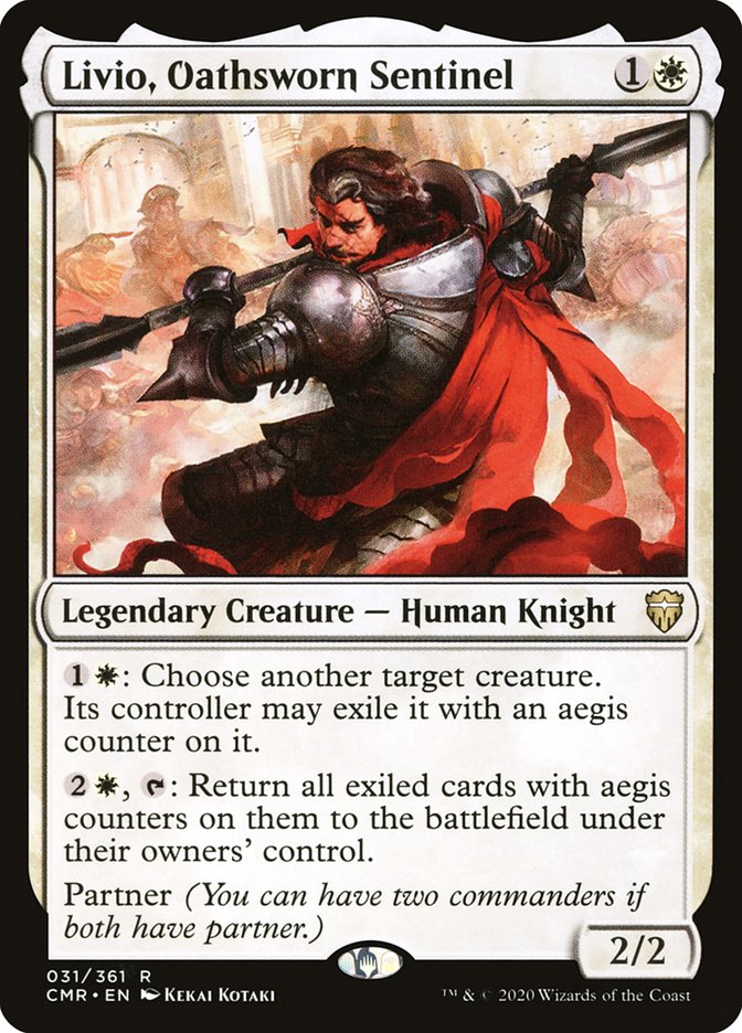 Livio, Oathsworn Sentinel [Commander Legends] | Deep Dive Games St. Marys
