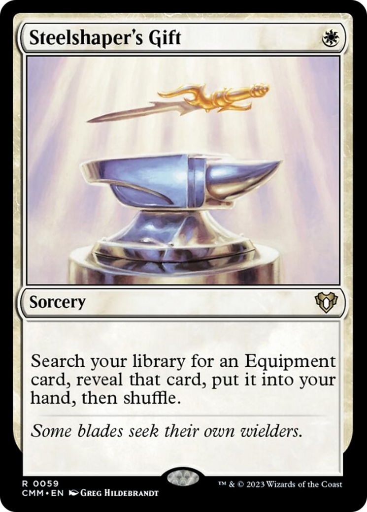Steelshaper's Gift [Commander Masters] | Deep Dive Games St. Marys