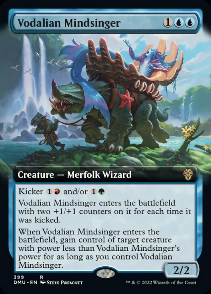 Vodalian Mindsinger (Extended Art) [Dominaria United] | Deep Dive Games St. Marys