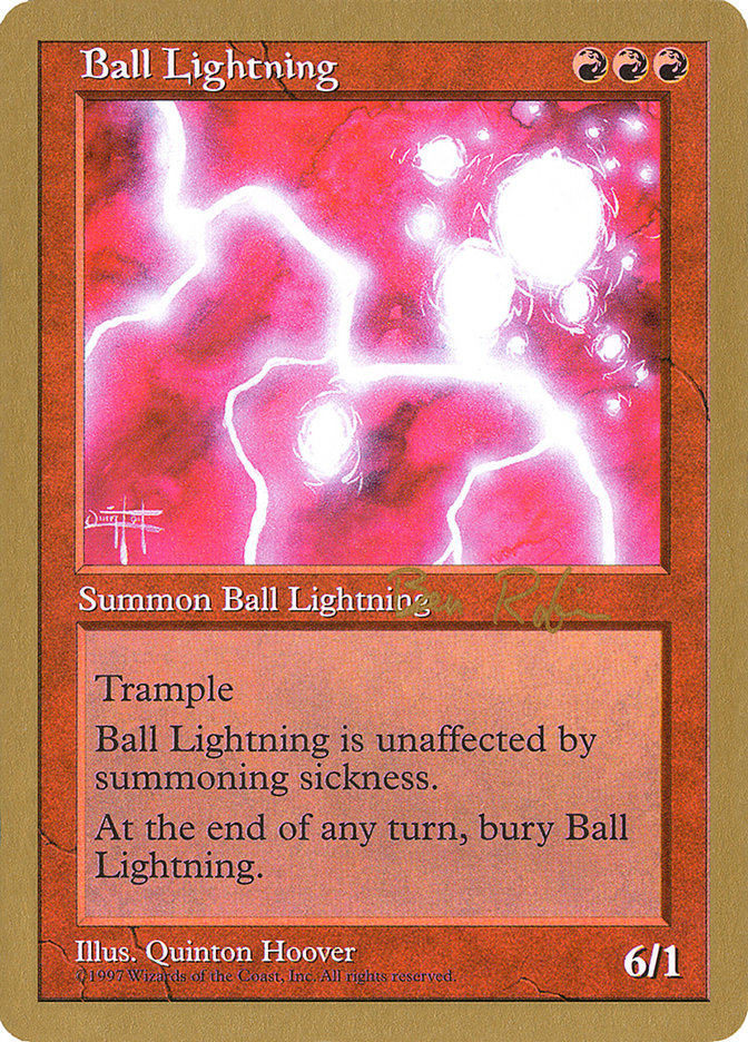 Ball Lightning (Ben Rubin) [World Championship Decks 1998] | Deep Dive Games St. Marys