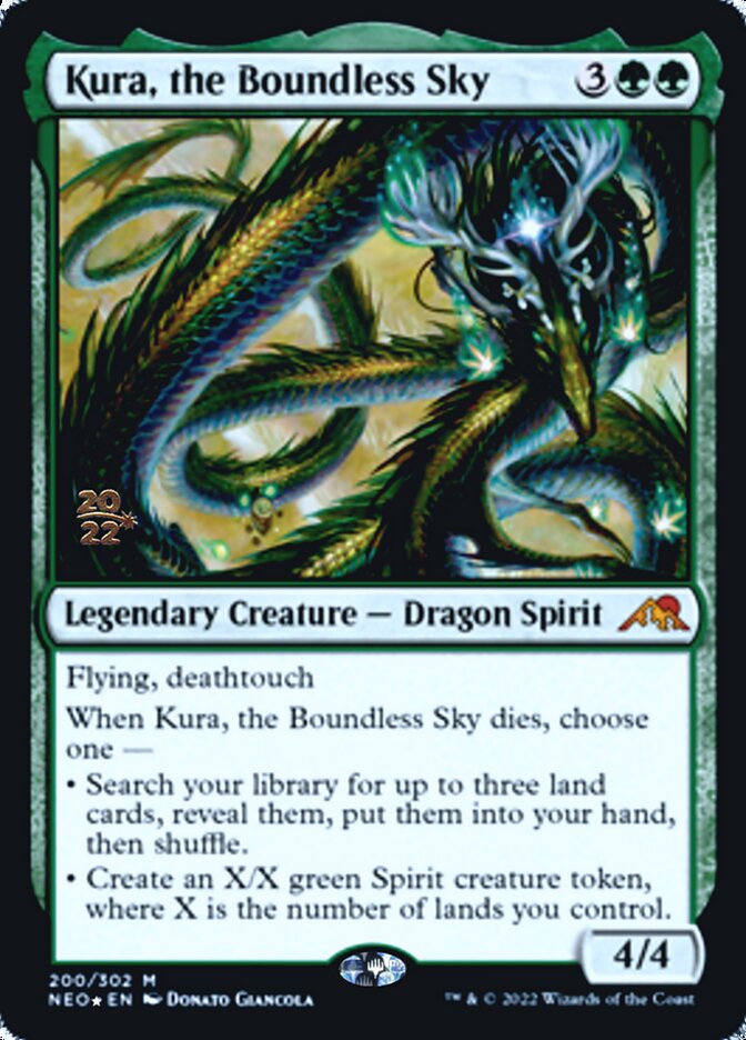 Kura, the Boundless Sky [Kamigawa: Neon Dynasty Prerelease Promos] | Deep Dive Games St. Marys