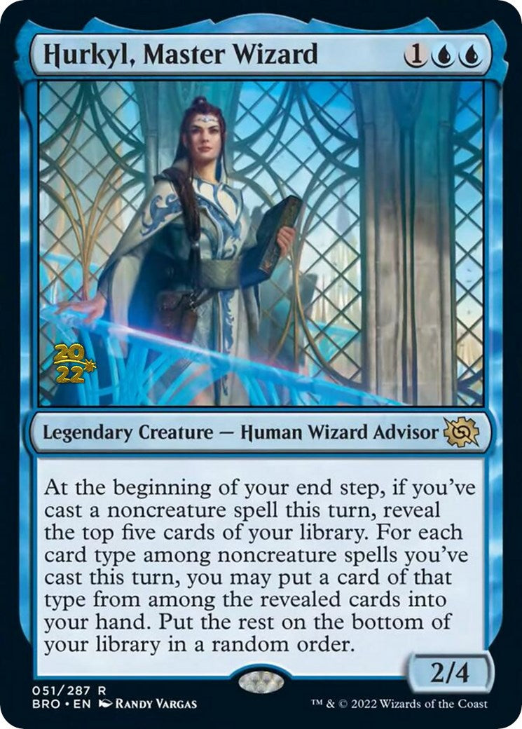 Hurkyl, Master Wizard [The Brothers' War Prerelease Promos] | Deep Dive Games St. Marys