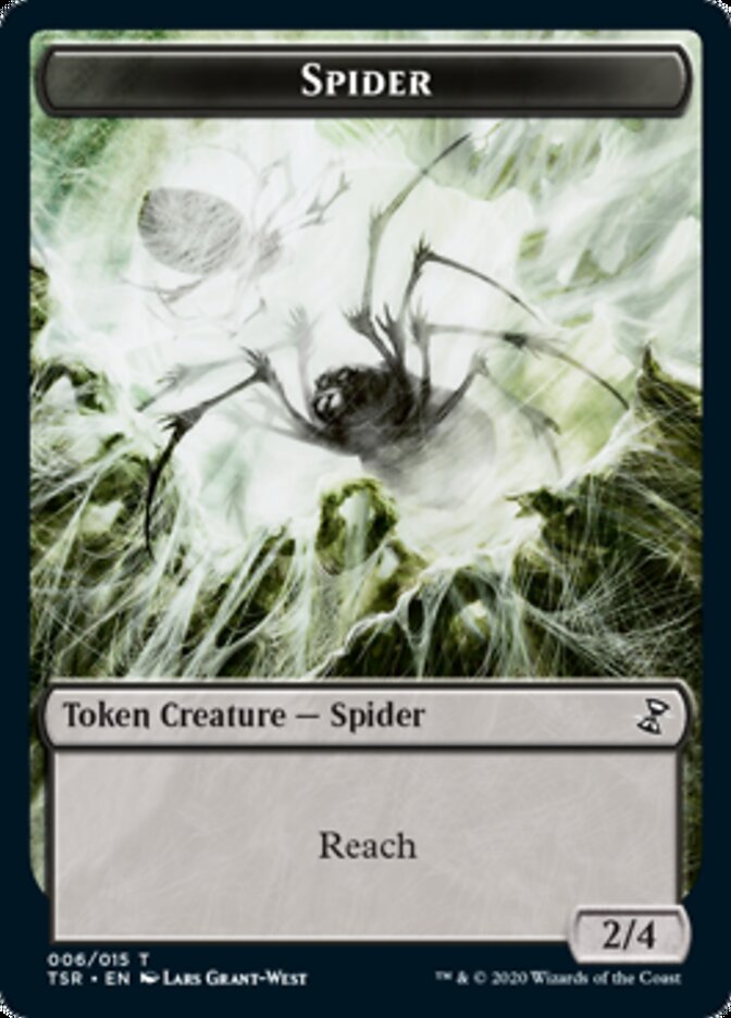 Spider Token [Time Spiral Remastered Tokens] | Deep Dive Games St. Marys