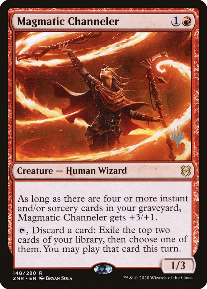 Magmatic Channeler (Promo Pack) [Zendikar Rising Promos] | Deep Dive Games St. Marys