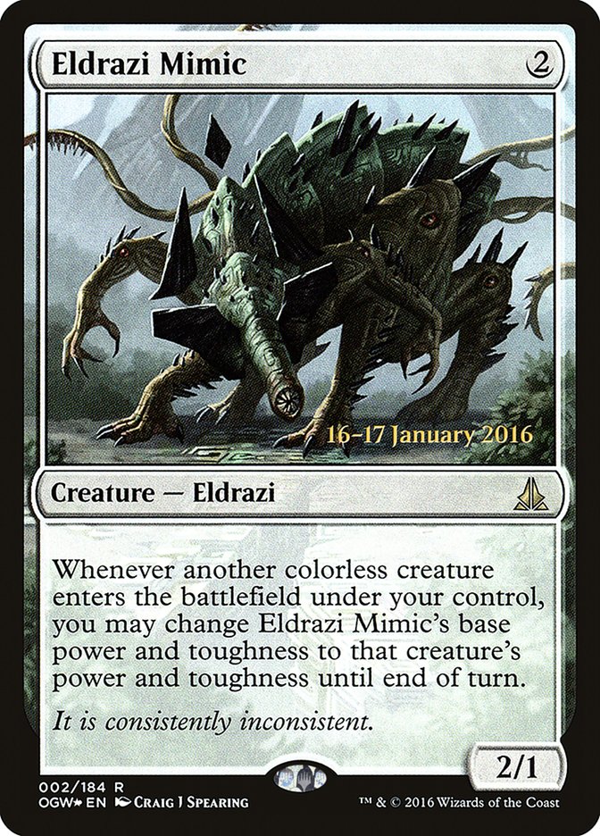 Eldrazi Mimic [Oath of the Gatewatch Prerelease Promos] | Deep Dive Games St. Marys