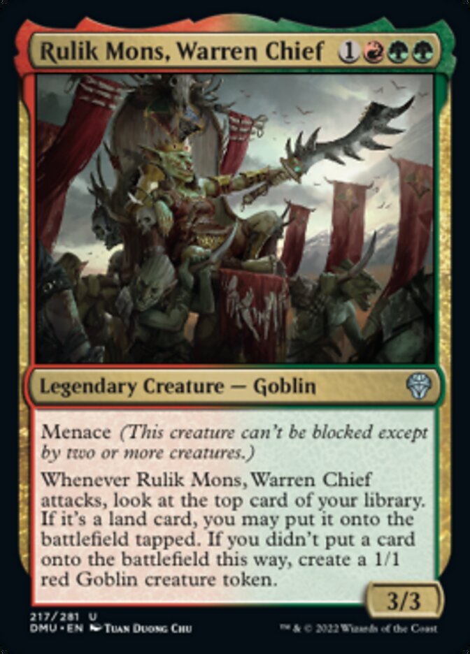Rulik Mons, Warren Chief [Dominaria United] | Deep Dive Games St. Marys