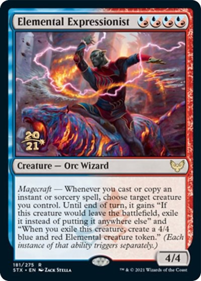 Elemental Expressionist [Strixhaven: School of Mages Prerelease Promos] | Deep Dive Games St. Marys