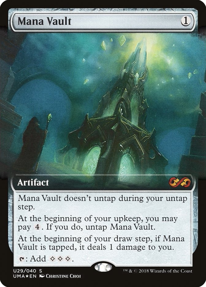 Mana Vault (Topper) [Ultimate Masters Box Topper] | Deep Dive Games St. Marys