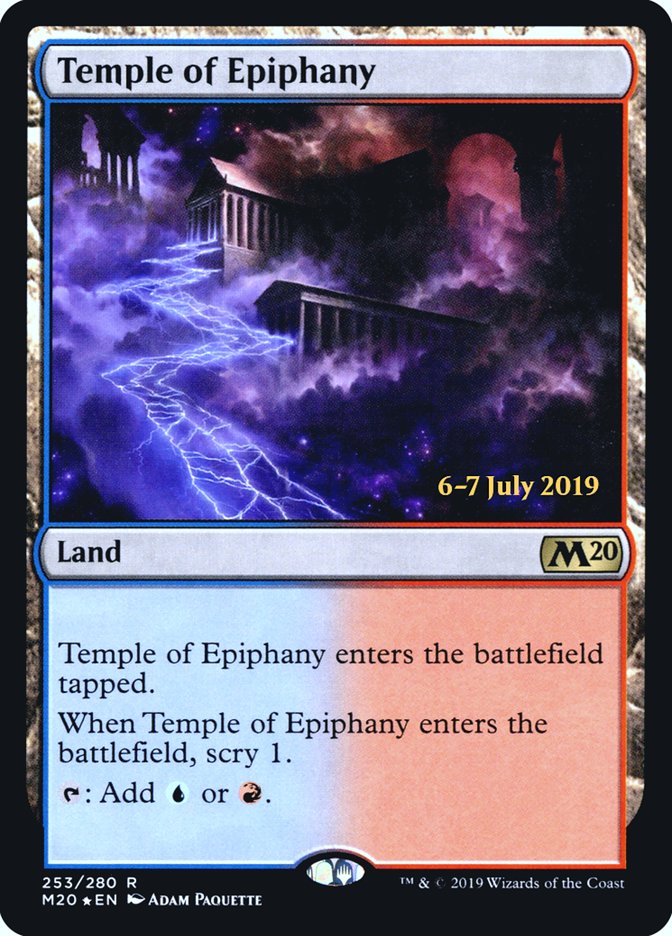 Temple of Epiphany [Core Set 2020 Prerelease Promos] | Deep Dive Games St. Marys