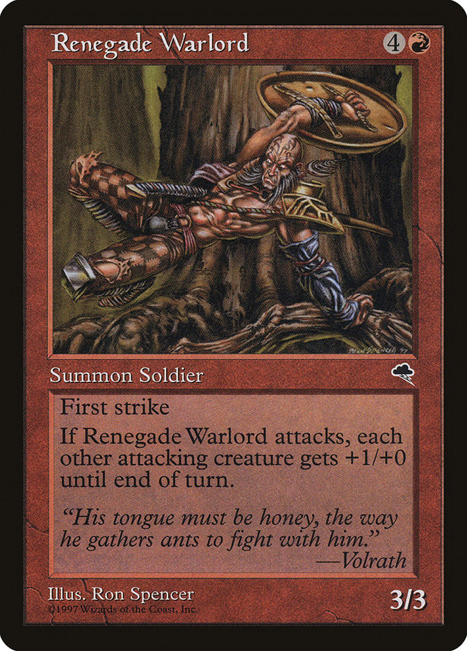 Renegade Warlord [Tempest] | Deep Dive Games St. Marys