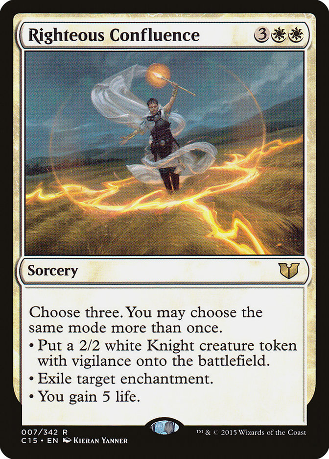 Righteous Confluence [Commander 2015] | Deep Dive Games St. Marys