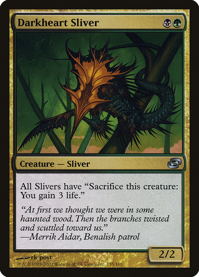 Darkheart Sliver [Planar Chaos] | Deep Dive Games St. Marys