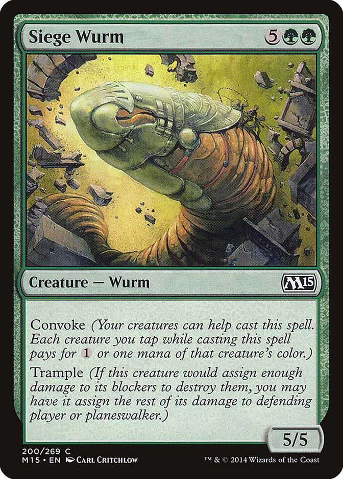 Siege Wurm [Magic 2015] | Deep Dive Games St. Marys