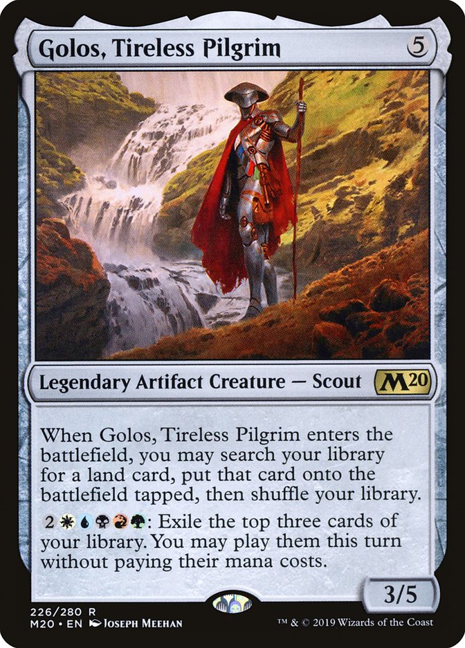 Golos, Tireless Pilgrim [Core Set 2020] | Deep Dive Games St. Marys