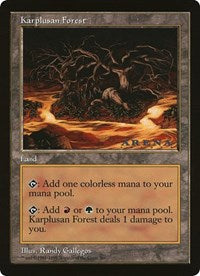 Karplusan Forest (Oversized) [Oversize Cards] | Deep Dive Games St. Marys