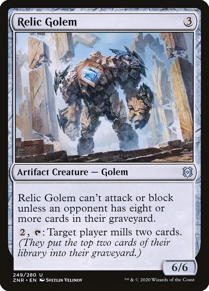 Relic Golem [Zendikar Rising] | Deep Dive Games St. Marys