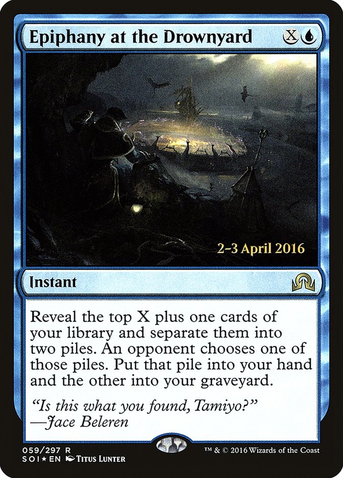 Epiphany at the Drownyard [Shadows over Innistrad Prerelease Promos] | Deep Dive Games St. Marys