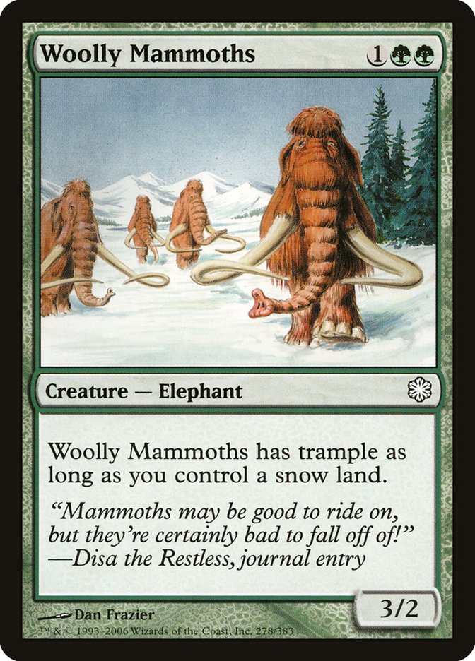 Woolly Mammoths [Coldsnap Theme Decks] | Deep Dive Games St. Marys