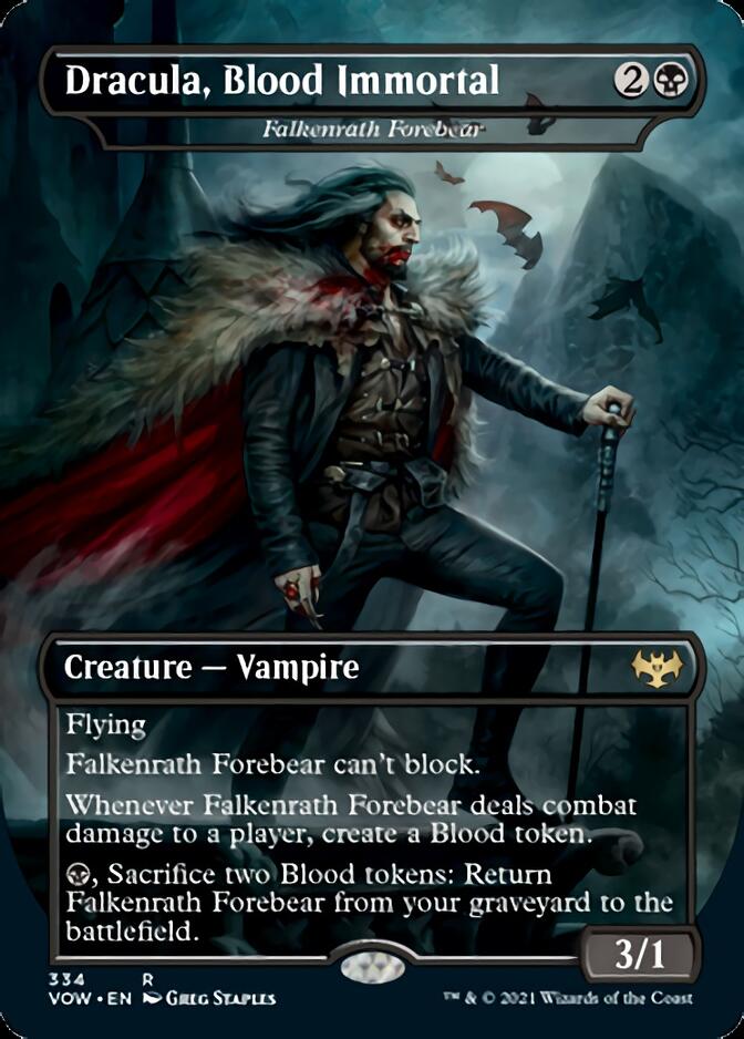 Falkenrath Forebear - Dracula, Blood Immortal [Innistrad: Crimson Vow] | Deep Dive Games St. Marys