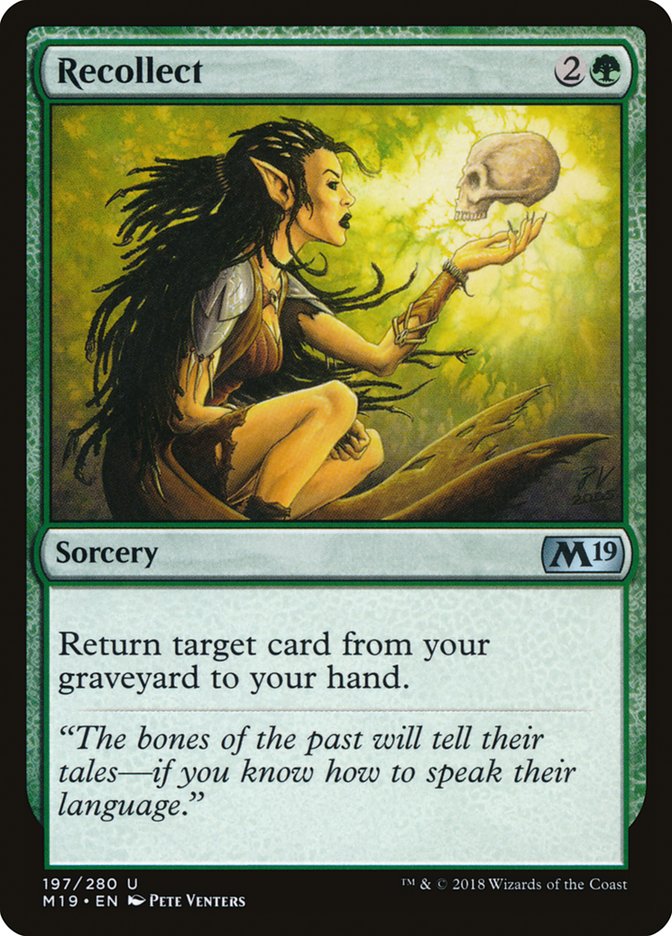 Recollect [Core Set 2019] | Deep Dive Games St. Marys