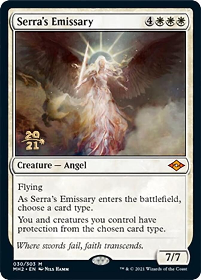 Serra's Emissary [Modern Horizons 2 Prerelease Promos] | Deep Dive Games St. Marys