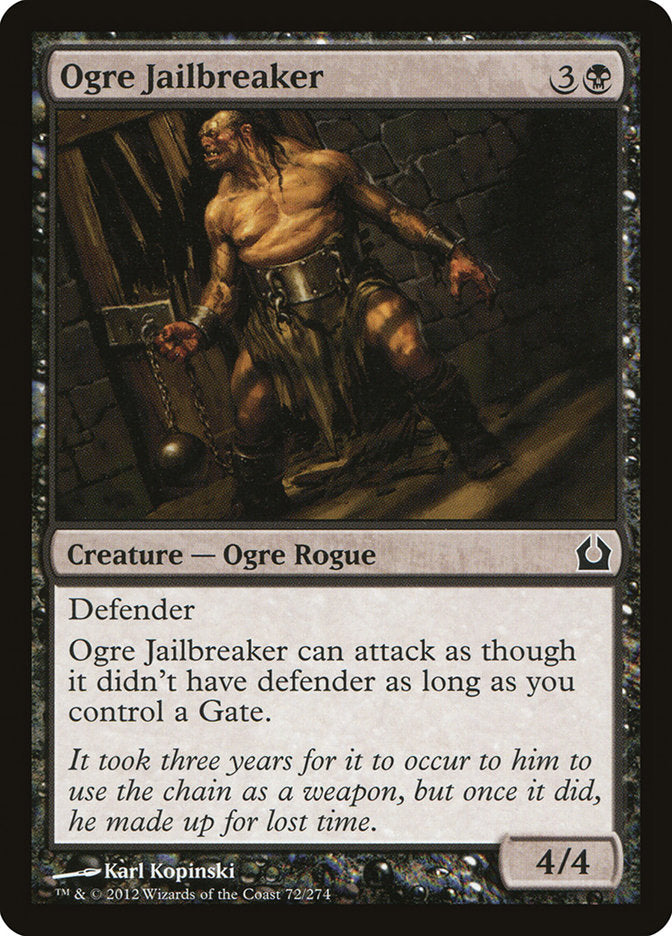 Ogre Jailbreaker [Return to Ravnica] | Deep Dive Games St. Marys