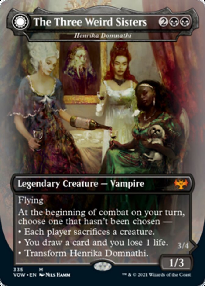 Henrika Domnathi // Henrika, Infernal Seer - The Three Weird Sisters // Fiends of Darkest Night [Innistrad: Crimson Vow] | Deep Dive Games St. Marys