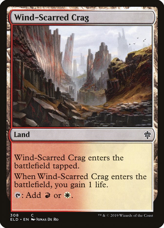 Wind-Scarred Crag [Throne of Eldraine] | Deep Dive Games St. Marys