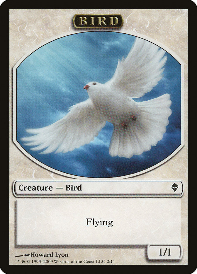 Bird Token [Zendikar Tokens] | Deep Dive Games St. Marys