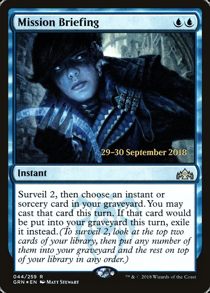 Mission Briefing [Guilds of Ravnica Prerelease Promos] | Deep Dive Games St. Marys