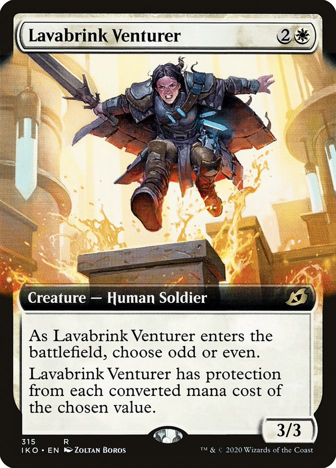 Lavabrink Venturer (Extended Art) [Ikoria: Lair of Behemoths] | Deep Dive Games St. Marys