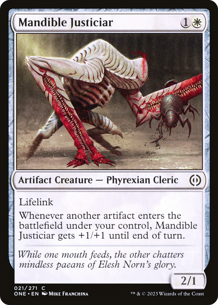 Mandible Justiciar [Phyrexia: All Will Be One] | Deep Dive Games St. Marys