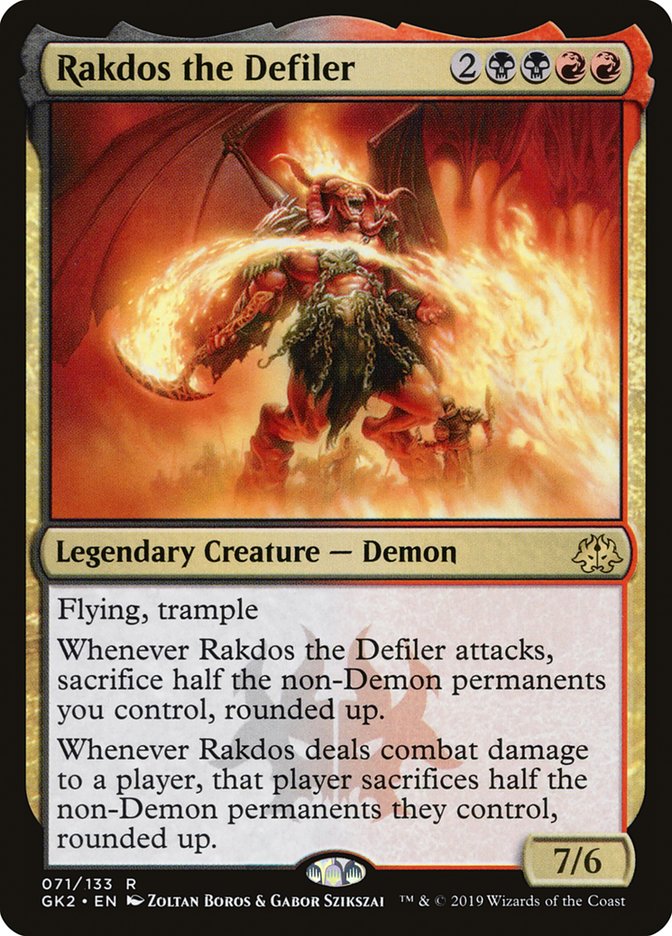 Rakdos the Defiler [Ravnica Allegiance Guild Kit] | Deep Dive Games St. Marys