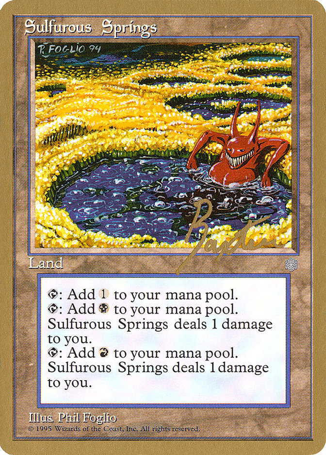 Sulfurous Springs (George Baxter) [Pro Tour Collector Set] | Deep Dive Games St. Marys