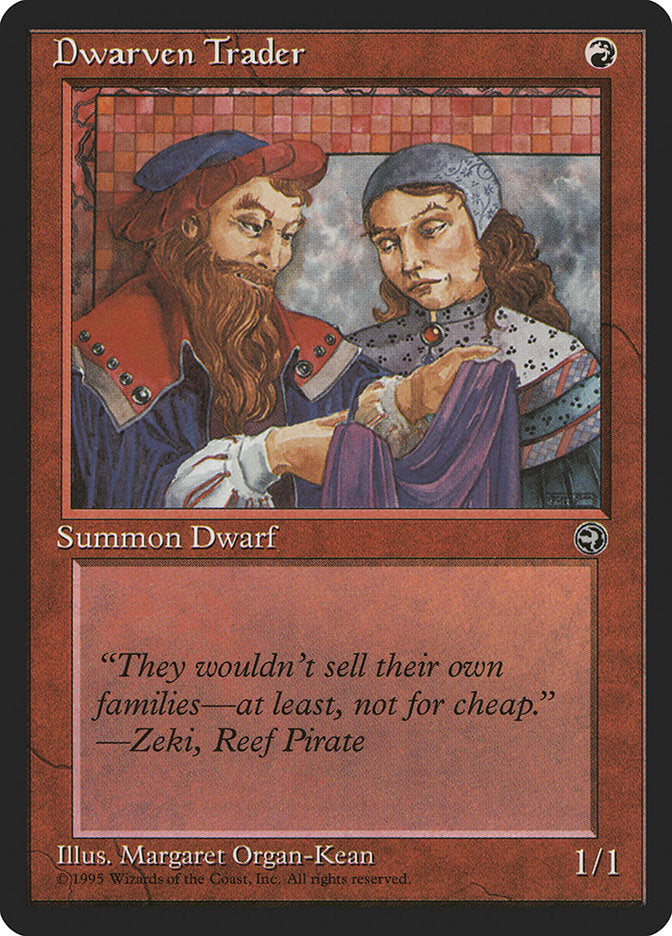Dwarven Trader (Zeki Flavor Text) [Homelands] | Deep Dive Games St. Marys
