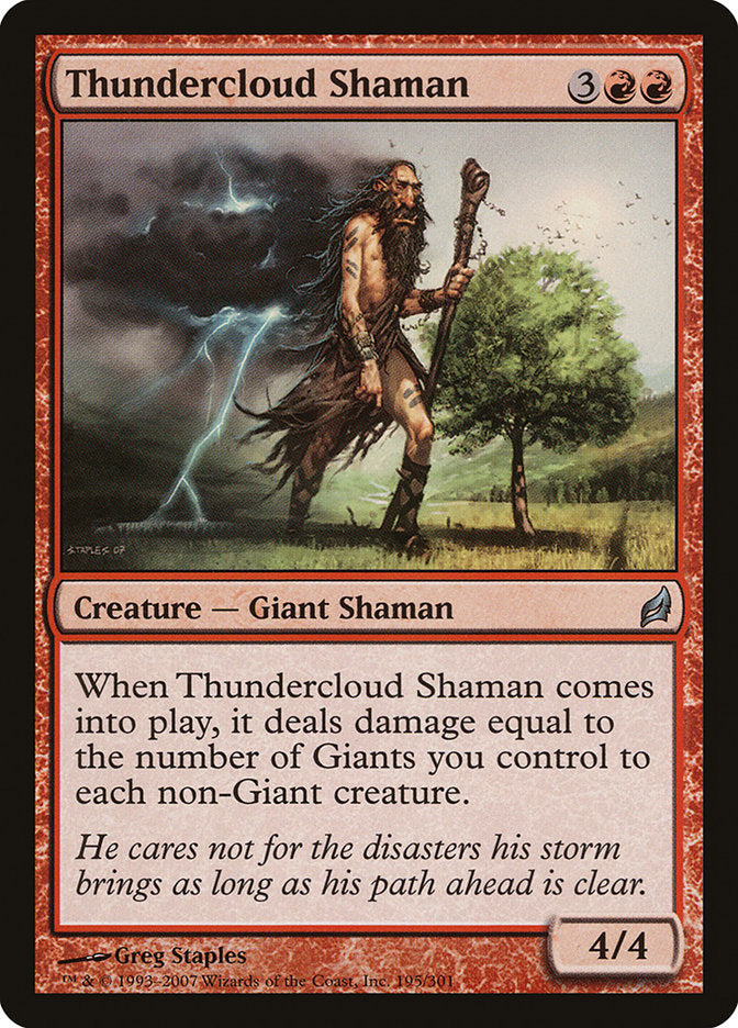 Thundercloud Shaman [Lorwyn] | Deep Dive Games St. Marys