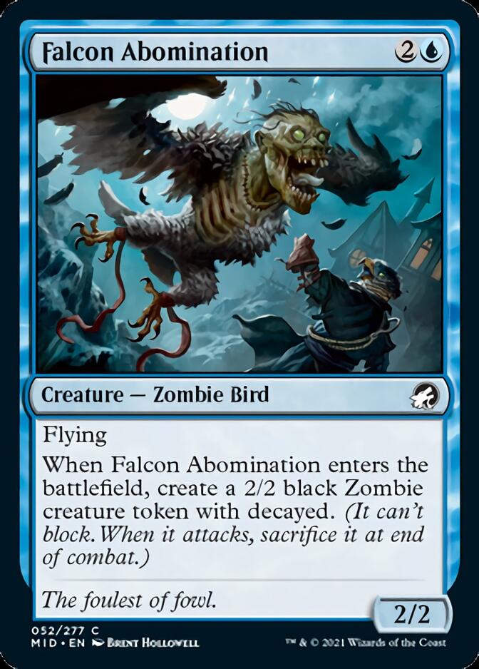 Falcon Abomination [Innistrad: Midnight Hunt] | Deep Dive Games St. Marys